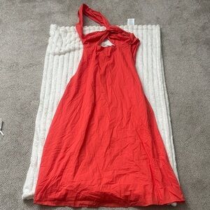 Petal & Pup Vibrant Orange Dress